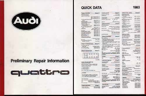 download Audi Turbo Quattro Coupe Introductory Training Maint workshop manual