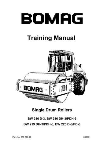 download Bomag Single drum roller BW 211 D 4 BW 211 PD 4 able workshop manual