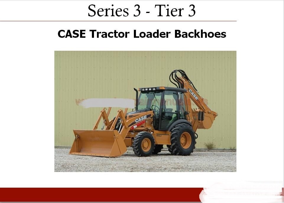 download Case CX460 TIER 3 Crawler Excavator able workshop manual