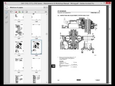 download DAF CF85 able workshop manual