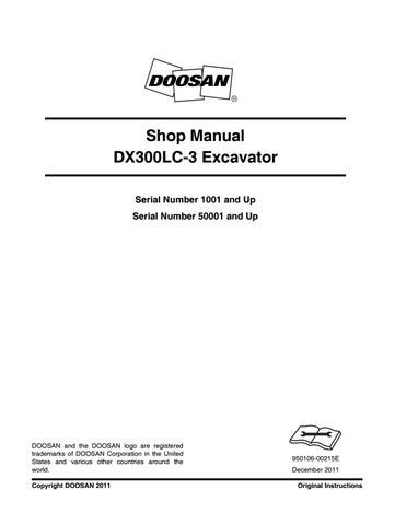 download Daewoo Doosan Excavator DX Hydraulic Schematic able workshop manual