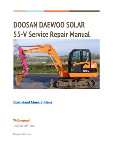 download Doosan Daewoo 340LC V Excavator able workshop manual