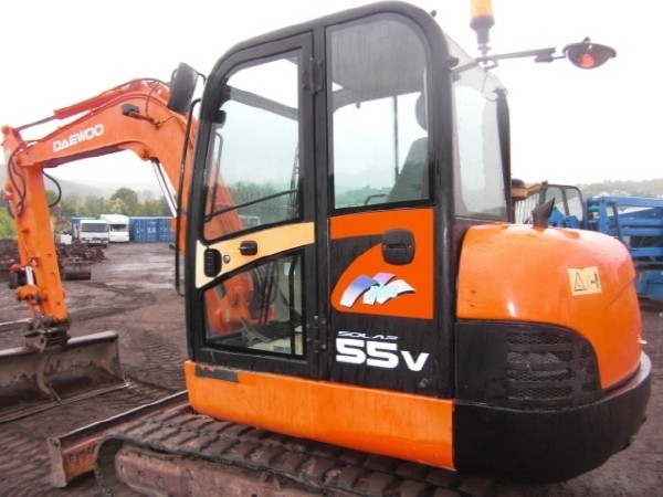 download Doosan Daewoo Solar 55 V Plus Excavator able workshop manual