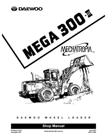 download Doosan MEGA 400 PLUS Wheel Loader Hydraulic Schematics able workshop manual