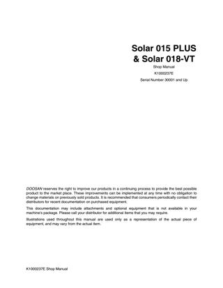 download Doosan SOLAR 170W V Excavator Hydraulic Schematics able workshop manual