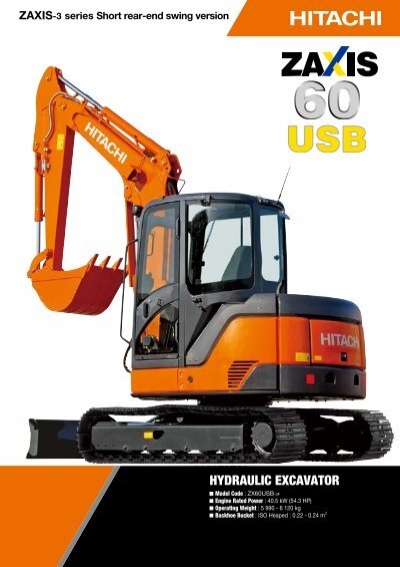 download HITACHI ZAXIS ZX50U 2 Excavator EQUIPMENT CHINA SPECIFICATION able workshop manual