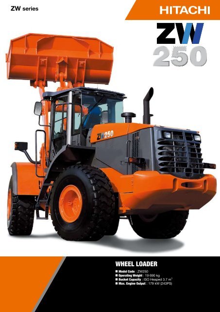 download HITACHI ZW250 Wheel Loader able workshop manual