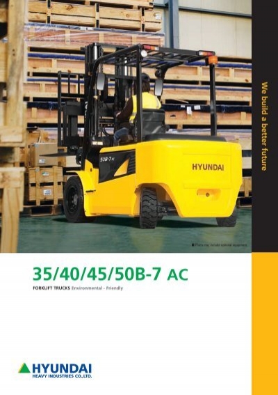 download HYUNDAI 35B 7 40B 7 45B 7 50B 7 Forklift Truck able workshop manual