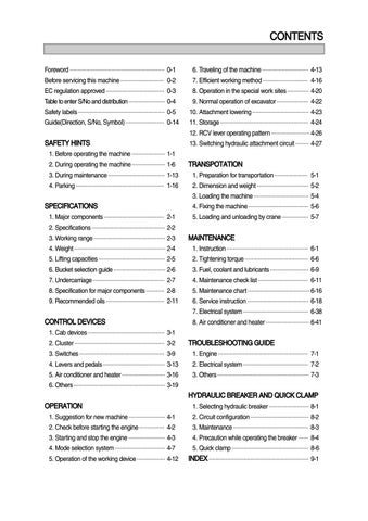 download HYUNDAI Crawler Excavator R80 7 able workshop manual