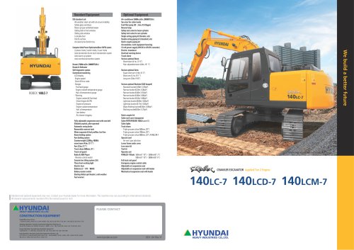 download HYUNDAI R140LC 7 Crawler Excavator able workshop manual