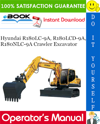 download HYUNDAI R180LC 9 Crawler Excavator able workshop manual