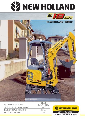 download Holland E16 E18 Mini Crawler Excavator able workshop manual