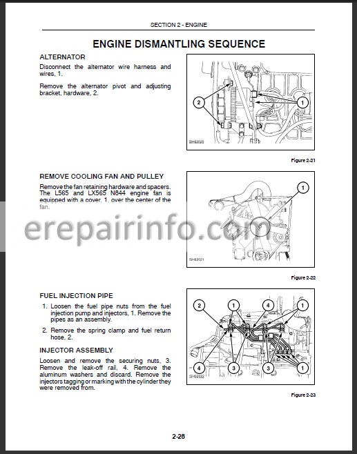 download Holland L565 LX565 LX665 Skid Steer Loader able workshop manual