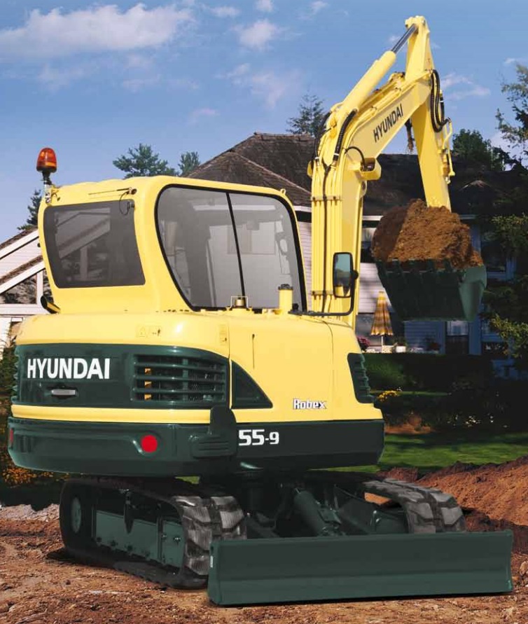 download Hyundai Crawler Excavator R55 3 able workshop manual