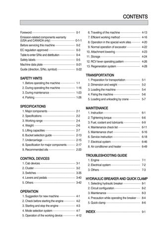 download Hyundai Crawler Excavator Robex 110 7A R110 7A Man able workshop manual