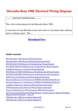 download Hyundai Matrix ETM workshop manual