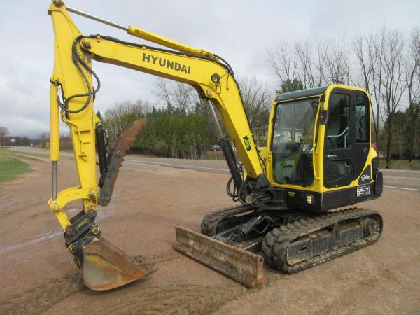 download Hyundai R55 7 Wheel Excavator able workshop manual