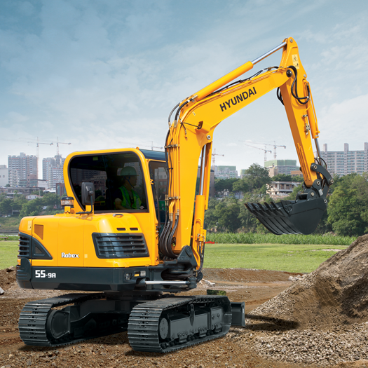 download Hyundai R55 7A Crawler Excavator able workshop manual