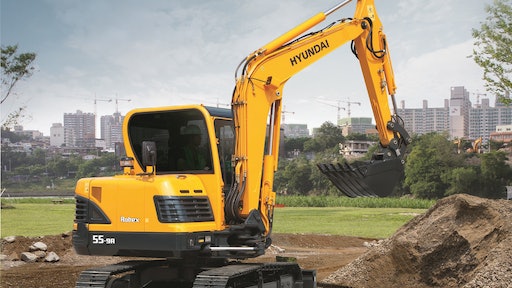 download Hyundai R55 7A Crawler Excavator able workshop manual