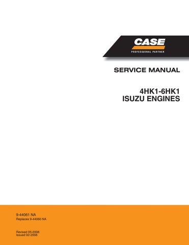 download Isuzu Hitachi 4HK1 6HK1 Engine Manual workshop manual