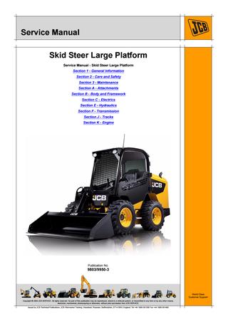 download JCB 225 225T 260 260T 280 300 300T 320T 330 Skid Steer Loader able workshop manual