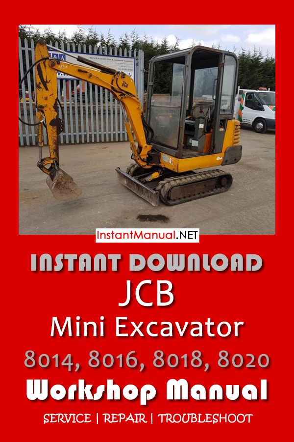 download JCB 8014 8016 8018 8020 Mini Excavator able workshop manual