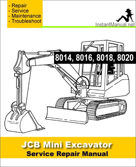 download JCB 802.4 Mini Excavator able workshop manual