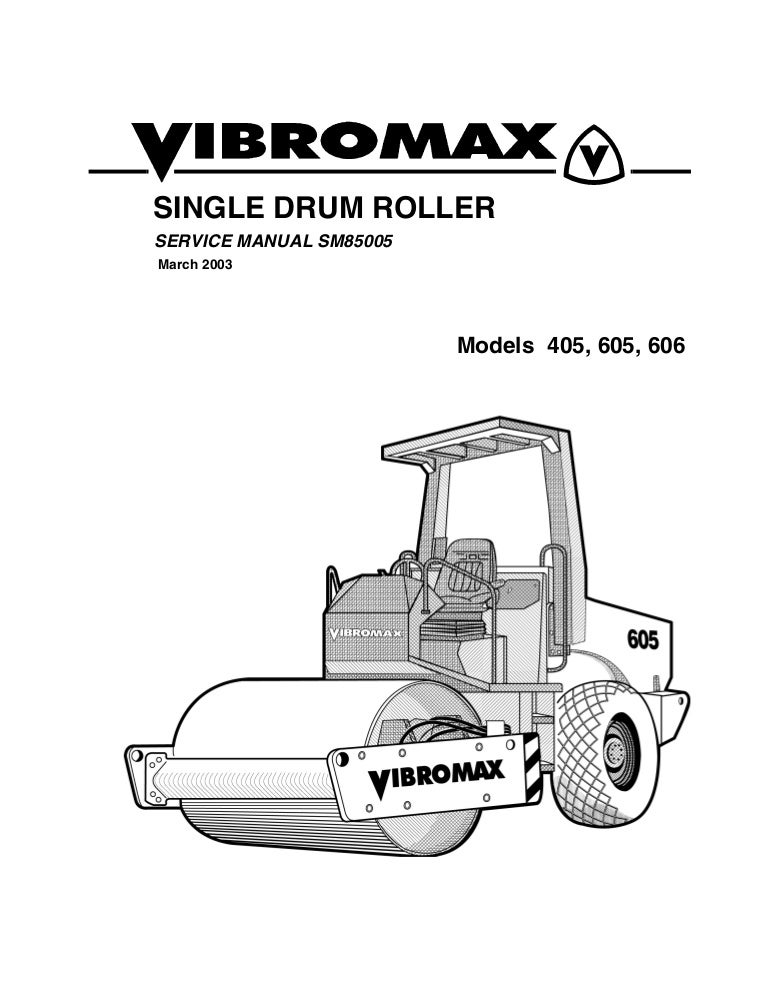 download JCB Vibromax VM46 Single Drum Roller able workshop manual