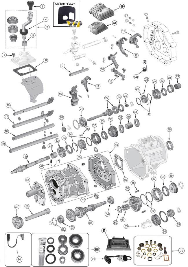 download JEEP CHEROKEE XJ Parts workshop manual