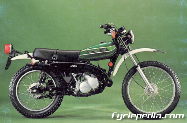 download KAWASAKI KE125 Motorcycle able workshop manual