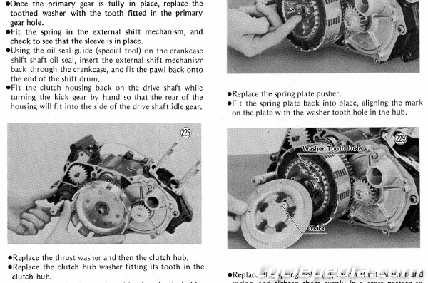 download KAWASAKI KE125 Motorcycle able workshop manual