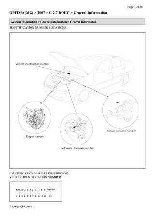 download KIA Optima MG able workshop manual