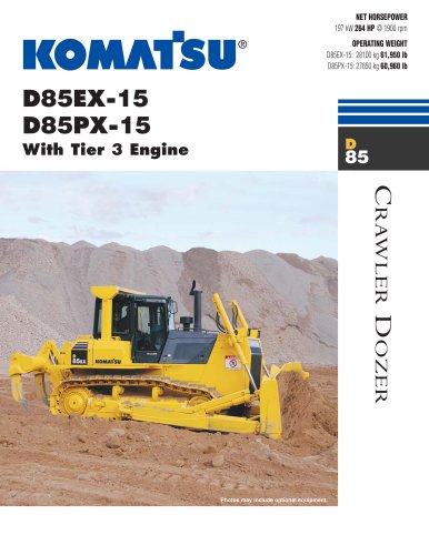 download KOMATSU D85EX 15 D85PX 15 BULLDOZER Operation able workshop manual