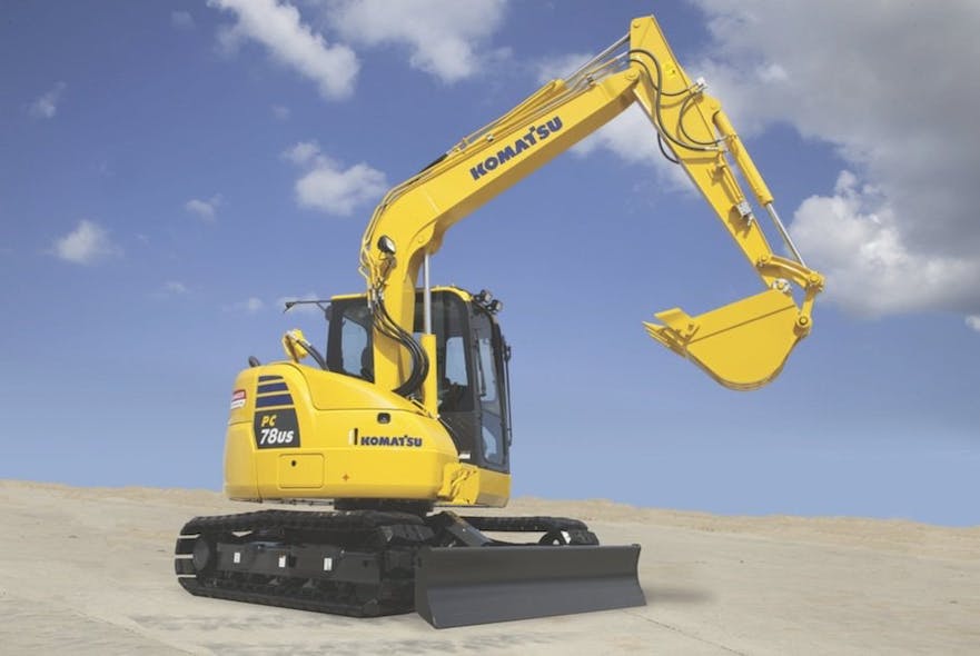 download KOMATSU PC78US 5 Excavator Operation able workshop manual