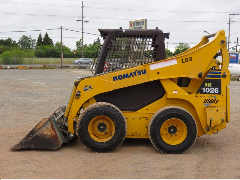 download KOMATSU SK1026 5 Turbo SKID STEER Loader + Operation able workshop manual