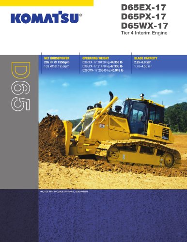 download Komatsu D65EX 17 D65PX 17 D65WX 17 Bulldozer able workshop manual