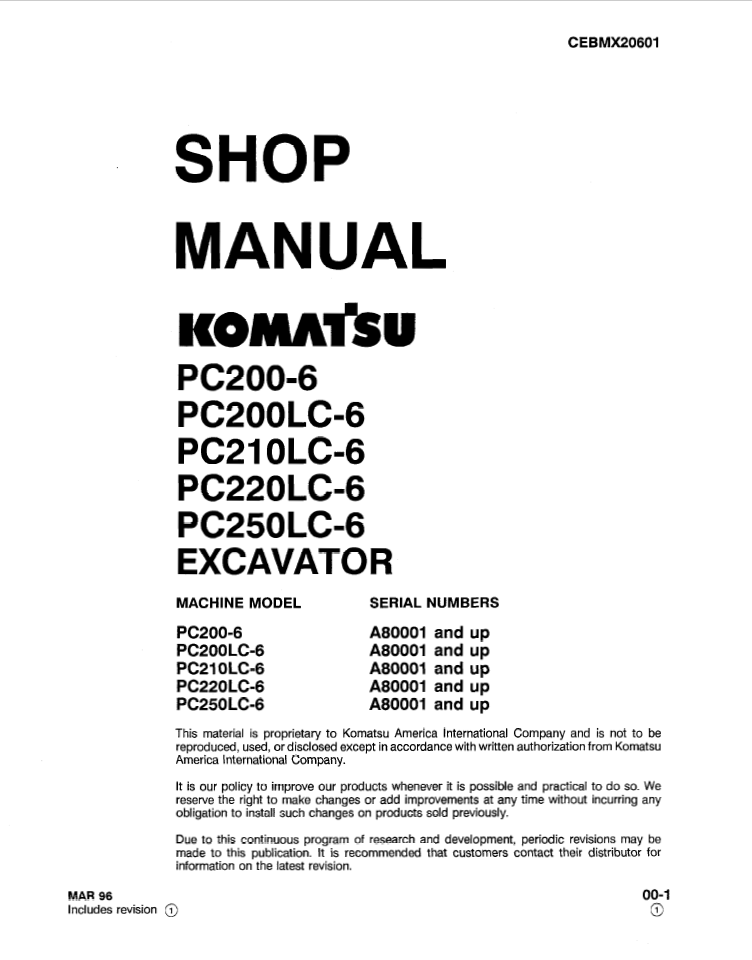 download Komatsu PC250LC 6 Hydraulic Excavator able workshop manual