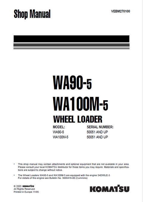 download Komatsu PC3000 1 Hydraulic Mining Shovel  S PC3000 1 6199 workshop manual