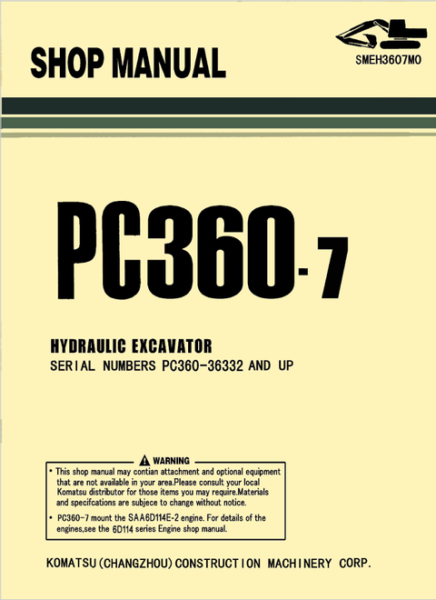 download Komatsu PC3000 1 Hydraulic Mining Shovel  S PC3000 1 6199 workshop manual