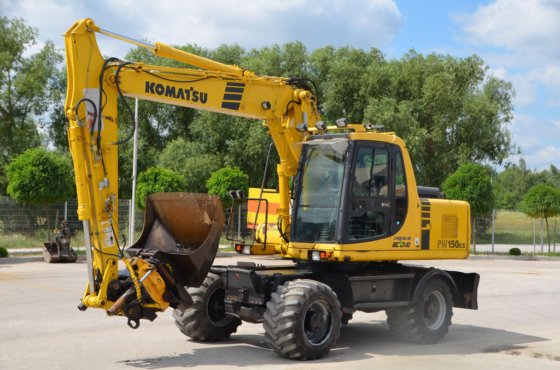 download Komatsu PW150 1 Wheeled Hydraulic Excavator able workshop manual