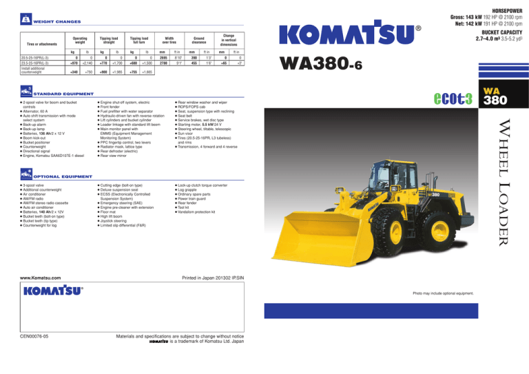 download Komatsu WA380 6 able workshop manual