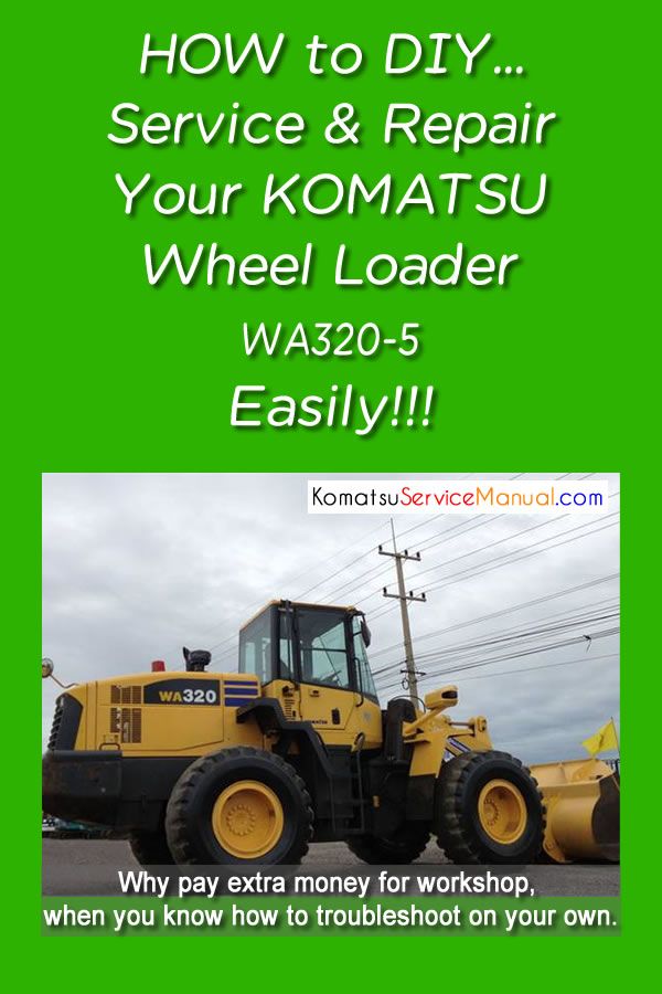 download Komatsu WA500 6 Galeo Wheel Loader able workshop manual