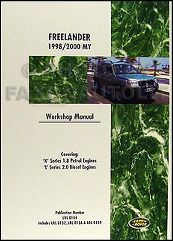 download Land Rover Freelander Manual workshop manual