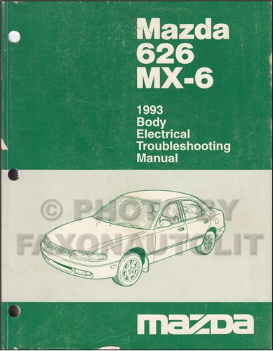 download MAZDA 626 MX6 workshop manual