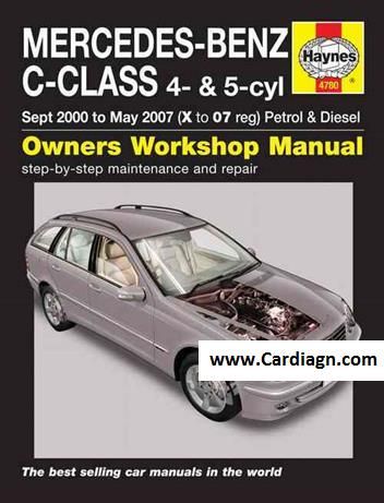 download MERCEDES C Class W203 workshop manual