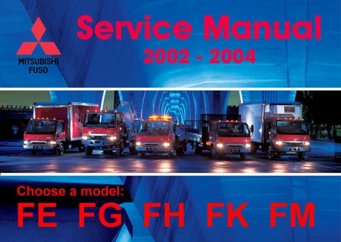 download MITSUBISHI FUSO CANTER FE FG able workshop manual