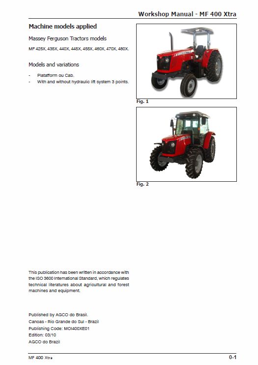 download Massey Ferguson MF3600 tractor workshop manual