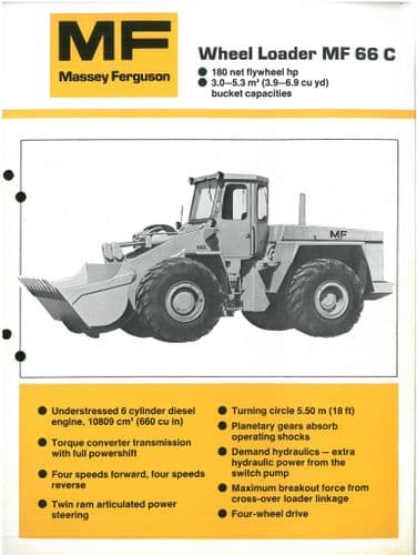 download Massey Ferguson MF66 Wheel Loader able workshop manual