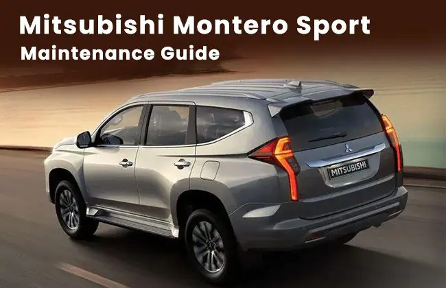 download Mitsubishi Pajero Sports able workshop manual