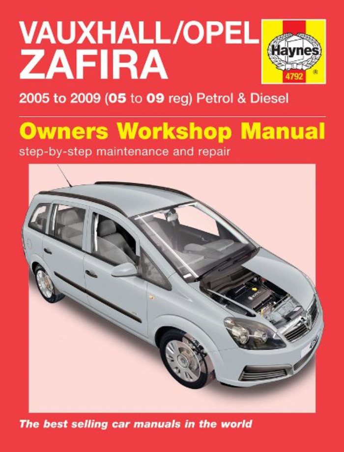 download Opel Vauxhall Zafira able workshop manual